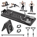 Planche de Pilates portable et pliable multifonctionnelle pour l'entraînement physique en extérieur, à domicile, en voyage